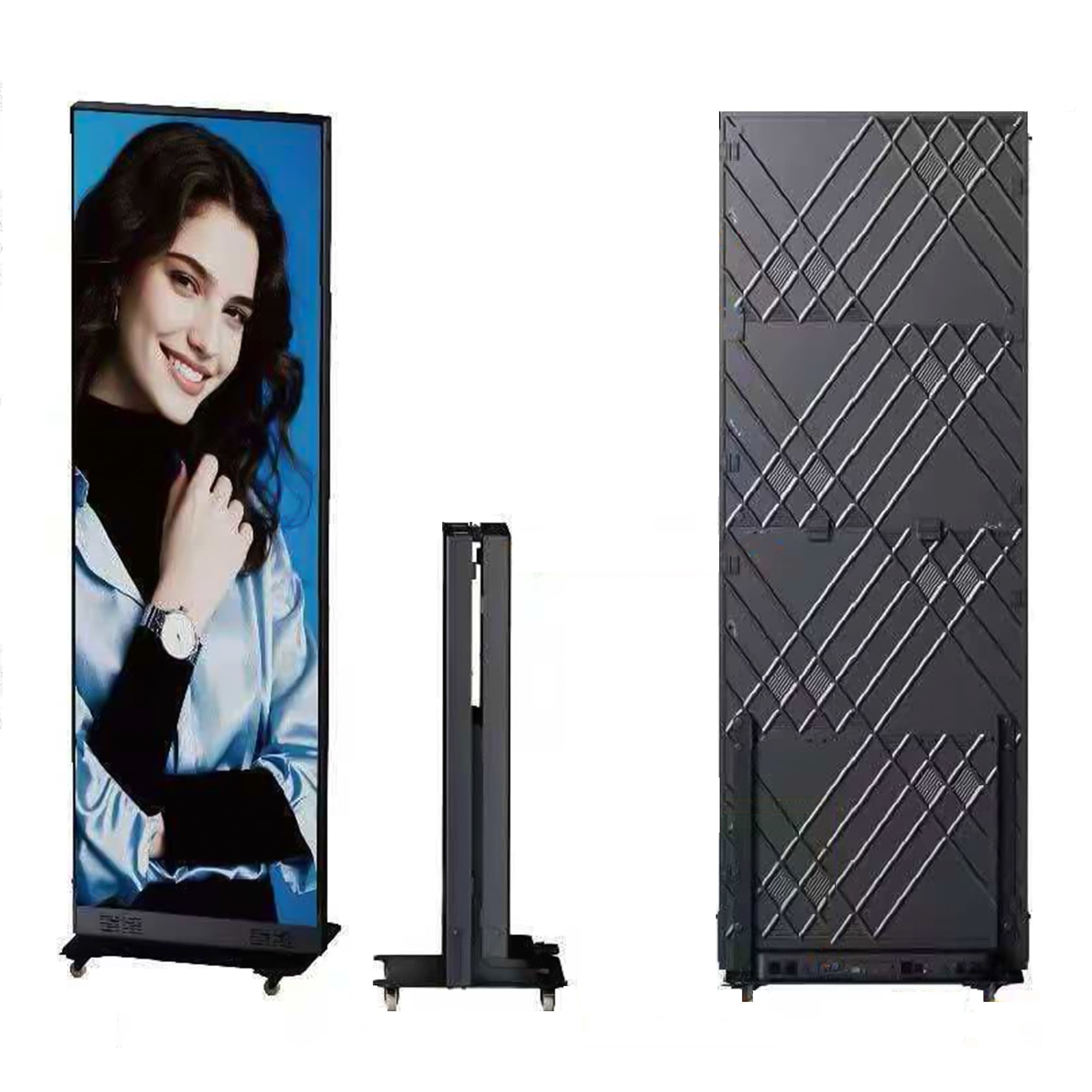Die-cast Foldable LED Poster Display Cabinet