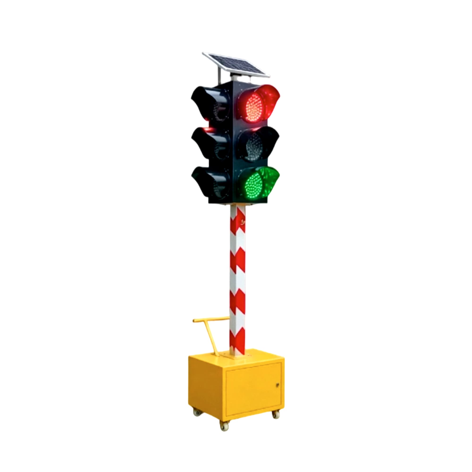 Solar Portable Traffic Signal, view 1